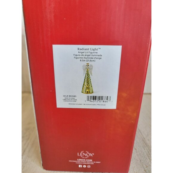 Lenox radiant light Angel lit figurine Xmas home decor religious - Picture 7 of 7